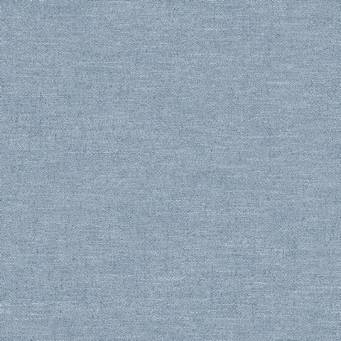 Chambray Denim Fabric Weave Wallpaper