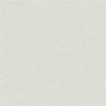 Chambray Light Blue Fabric Weave Wallpaper