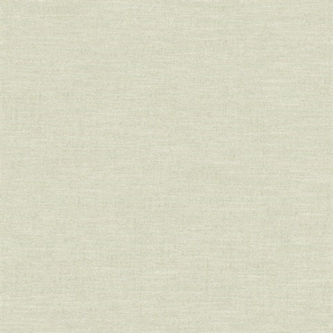 Chambray Sage Fabric Weave Wallpaper