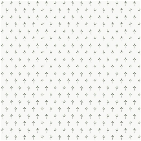 Charm Sage Green Wallpaper