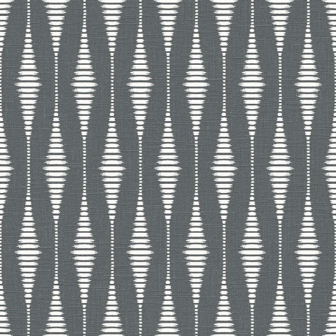 Chillbourne Sliver Leaf Linen Stripe Wallpaper