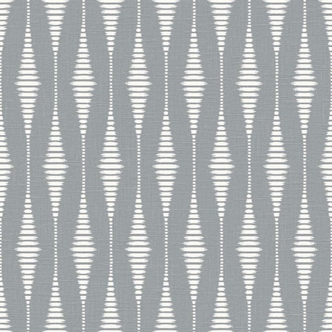 Chillbourne Zink Linen Stripe Wallpaper