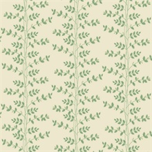 Climbing Vine Stripe Linen Wallpaper