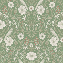 Colette Bright Green Wallpaper