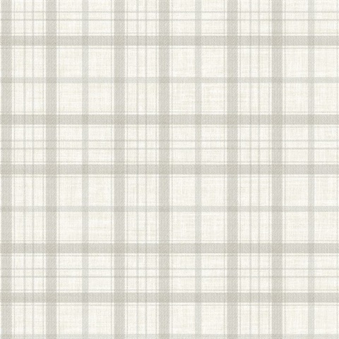 Grey Ralph Plaid Wallpaper