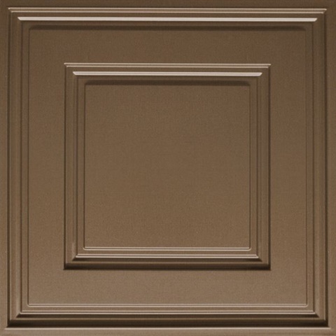 Cubed Ceiling Panels Bronze