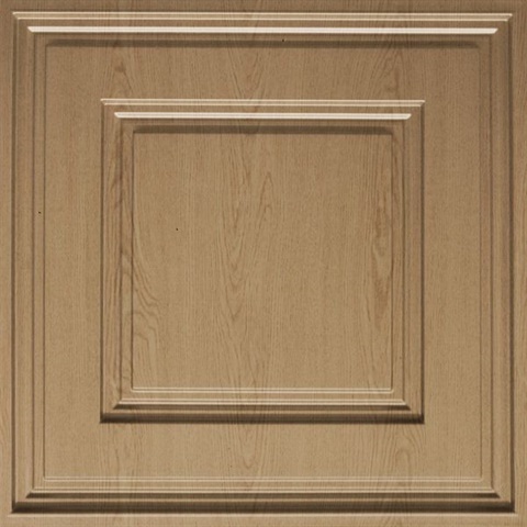 Cubed Ceiling Panels Light Oak