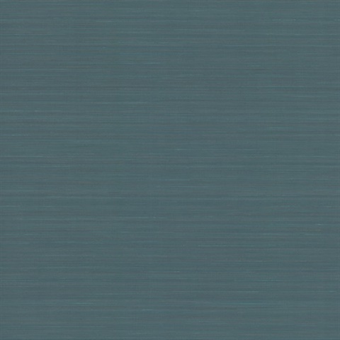 Dark Blue Faux Coastal Grasscloth Commercial Wallpaper