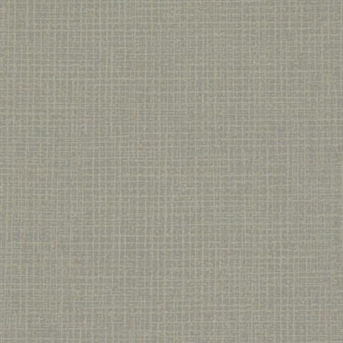 Dark Grey Randing Weave Wallpaper