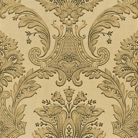 Dis Marco Polo Taupe Damask