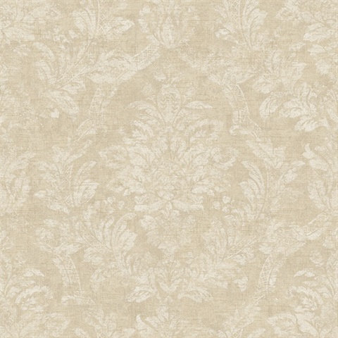 AM8769 | Distressed Damask | Wallpaper Boulevard