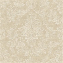 AM8769 | Distressed Damask | Wallpaper Boulevard