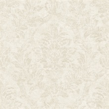 AM8769 | Distressed Damask | Wallpaper Boulevard