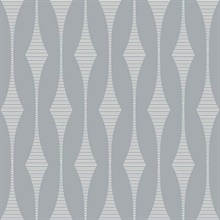 Dorado Lapis Geometric Stripe Wallpaper