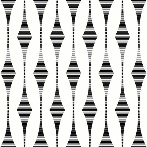 Dorado Scandi Wood Geometric Stripe Wallpaper