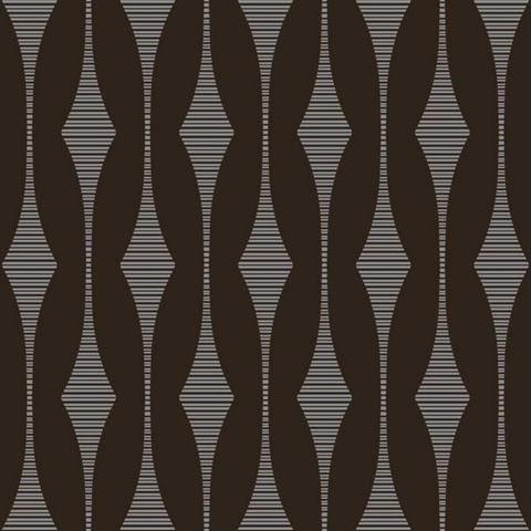 Dorado Smokehouse Geometric Stripe Wallpaper