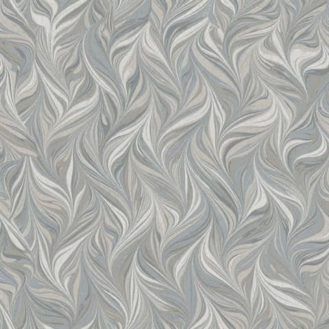 Ebru Swirls Premium Premium Peel & Stick Wallpaper