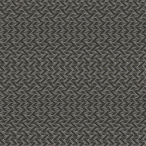 Elevated Black Textured Waves Wallpaper