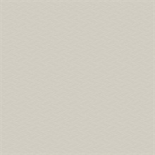 Elevated Taupe Textured Waves Wallpaper