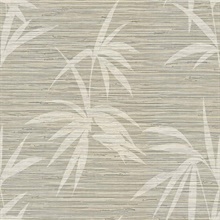 Emberfall Peace Of Mind Faux Grasscloth Palm Wallpaper