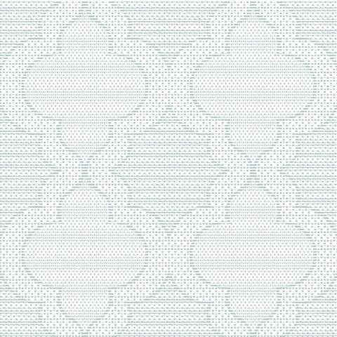 Ernest Blue Quilted Quatrefoil Wallpaper