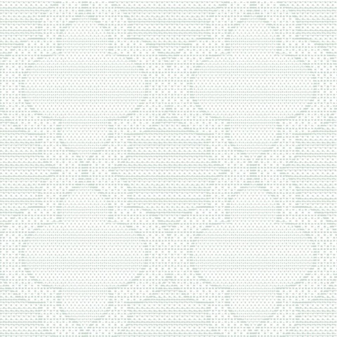 Ernest Turquoise Quilted Quatrefoil Wallpaper