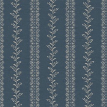 Everleigh Navy Blue Wallpaper