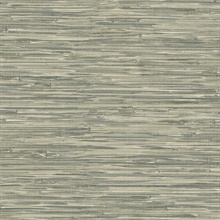 Exhale Moss Woven Faux Grasscloth Wallpaper