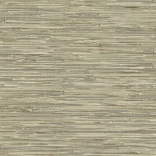 Exhale Olive Woven Faux Grasscloth Wallpaper