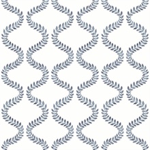 Florentine Blue Vine Trellis Peel & Stick Wallpaper