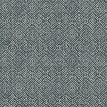 Gallivant Indigo Woven Geometric Wallpaper