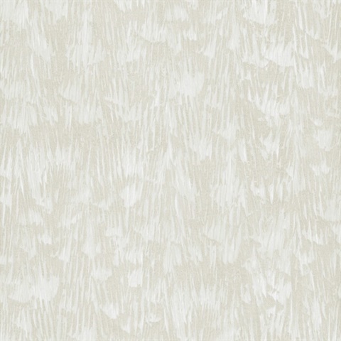 Gilded Plume Light Cream Textured Wallpaper