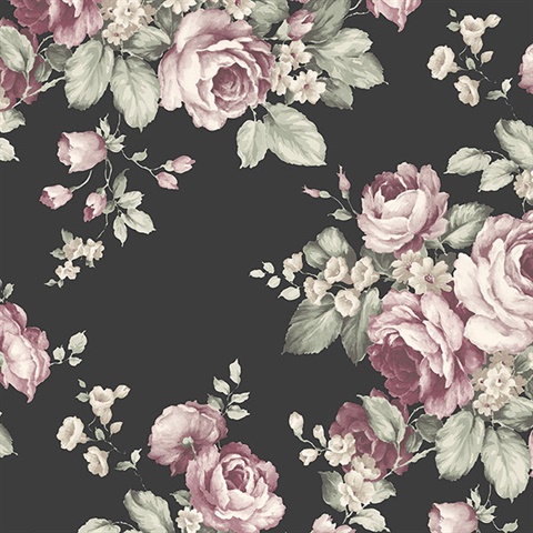 pink flower background pattern