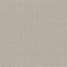 Grey Faux Silk Commercial Wallpaper