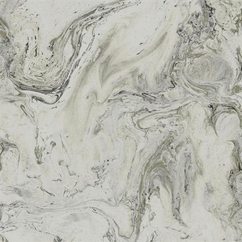 Grey & Glint Oil & Marble Wallpaper