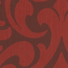 Gustav Damask Red Hilda