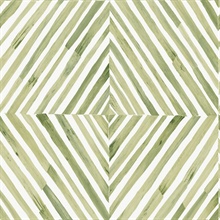 Havana Diamond Geometric Pine Wallpaper