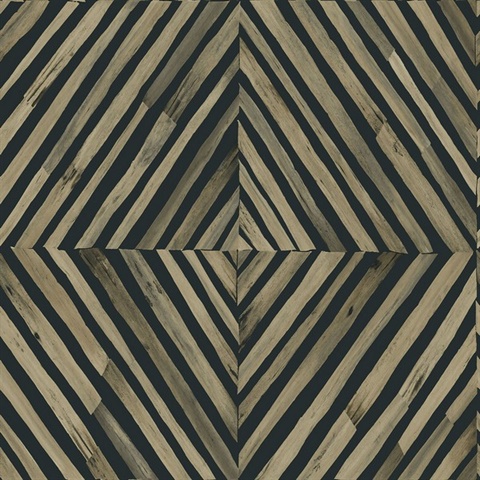 Havana Diamond Geometric Smoky Wallpaper