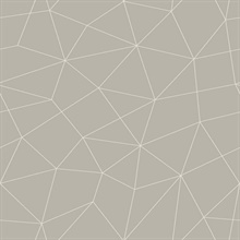 Helike Macadamia Modern Geometric Wallpaper