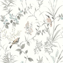 Imperial Garden Neutral Botanical Wallpaper