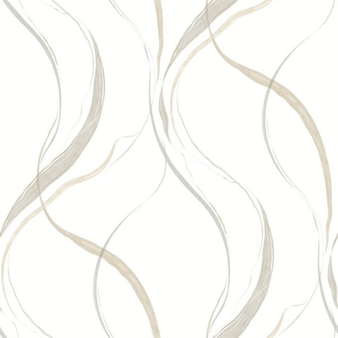 Ink Flow Neutral Wallpaper