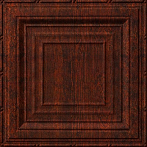 Inside Angles Ceiling Panels Walnut