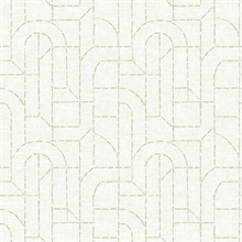 Integrity Dove Arched Outlines Textured Wallpaper