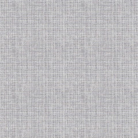 Kantera Blueberry Faux Fabric Weave Texture Wallpaper