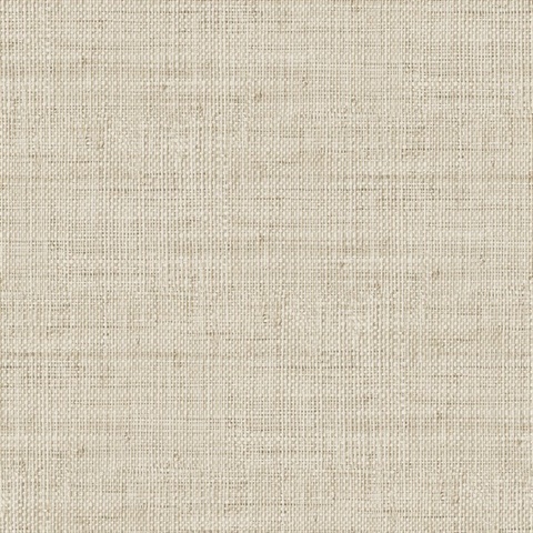 Kaya Oat Faux Basketweave Wallpaper