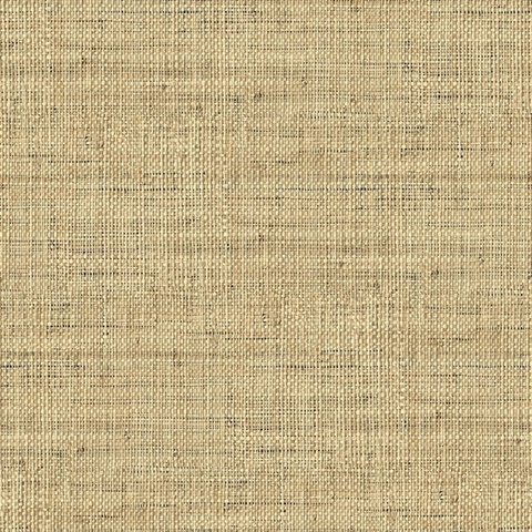 Kaya Straw Faux Basketweave Wallpaper