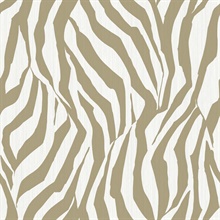 Kodiak Lurex Modern Zebra Wallpaper