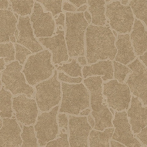 Kordofan Gold Faux Giraffe Animal Skin Wallpaper