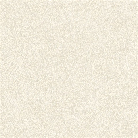 Latigo Bone Faux Leather Wallpaper