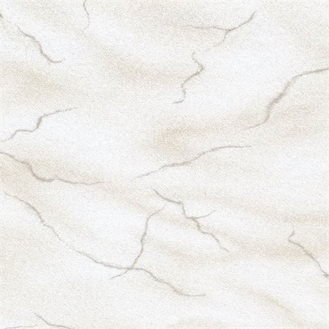 Leon Beige Faux Marble Stone Commercial Wallpaper